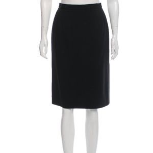 Authentic CHANEL Wool Pencil skirt
